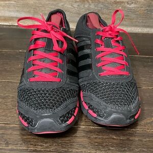 ADIDAS G47274 SZ 8.5 WOMEN Black/pink SHOE Running Climacool Lace Up Low Top og